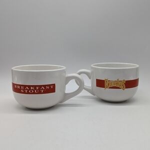 Founders Breakfast Stout ceramic coffee mugs set of 2